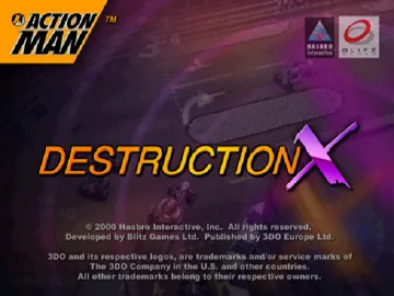 Action Man - Destruction X (EU) screen shot title